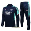 Arsenal Trainings Sweatshirt Pak Quarter-zip 2022-23 Blauwgroene - Heren